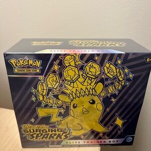NWT Pokemon Trading Card Games Scarlet & Violet 8 Surging Sparks Elite Box